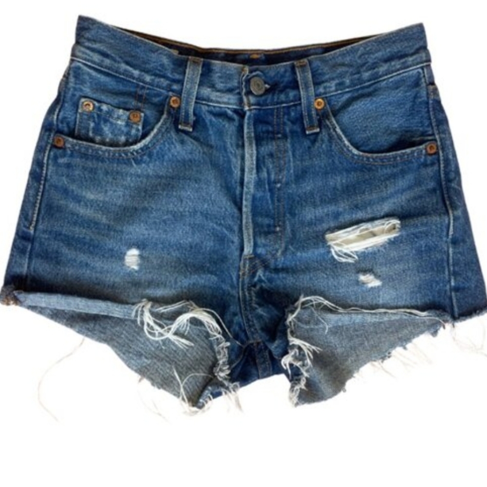 Levi 501 Cutoff Buttonfly Shorts Size 2
